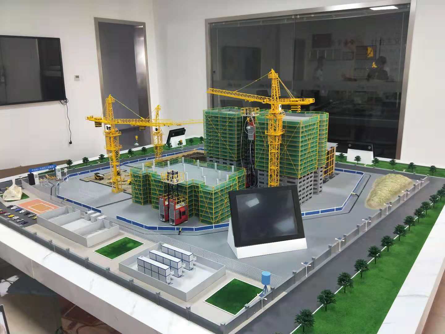 连江县建筑施工场景模型